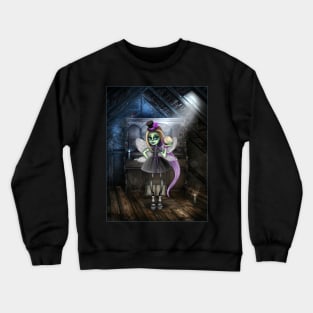 Goth fairy and piano Crewneck Sweatshirt